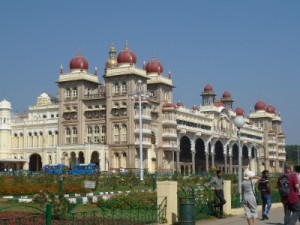 The stately Mysore Palace, icon of the 600 year old Wodeyar Dynasty